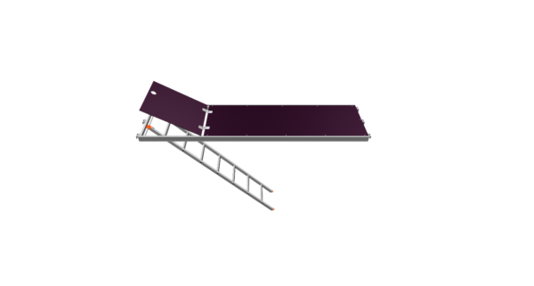 <b>Aluminium</b> combi access deck + ladder